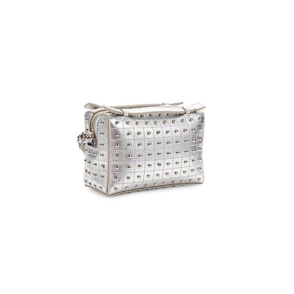 TOD'S Don Studded Metallic Leather Crossbody Bag $2145 - Picture 4 of 15